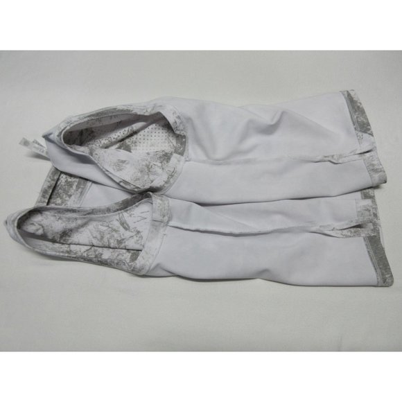 Ebb & Flow women's‎ laser cut marble print crop sleeveless athletic workout tank - Picture 6 of 12